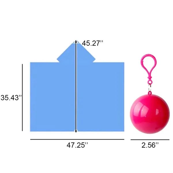 Disposable Ball Raincoat - Disposable Ball Raincoat - Image 1 of 4