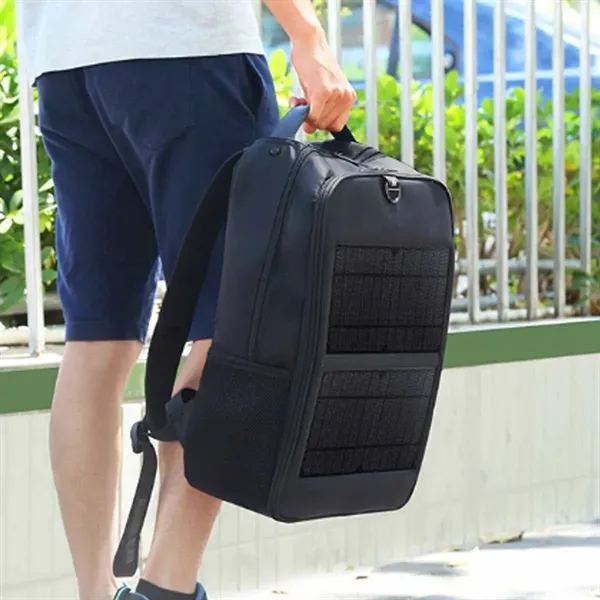Solar Charging Backpack for Outdoor Travel - Solar Charging Backpack for Outdoor Travel - Image 3 of 5