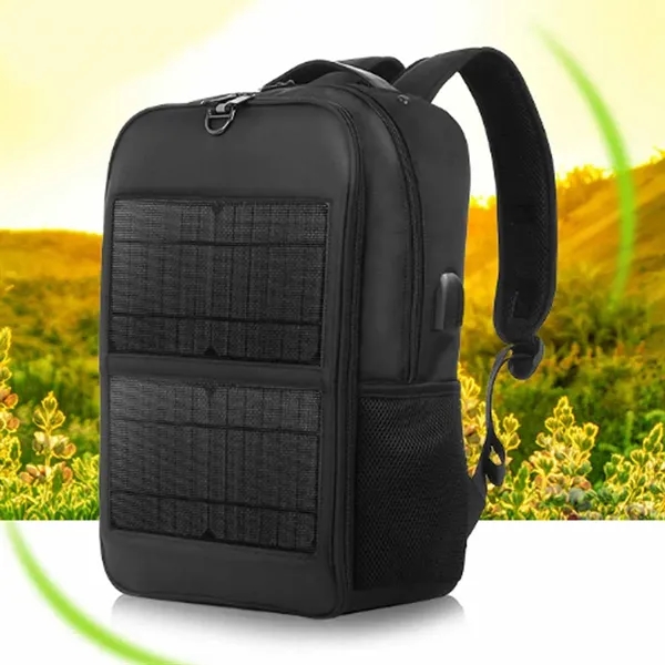 Solar Charging Backpack for Outdoor Travel - Solar Charging Backpack for Outdoor Travel - Image 5 of 5