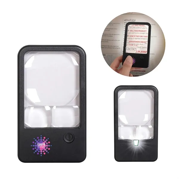 Best Buddy Tools ® Rechargeable LED Pocket Magnifier