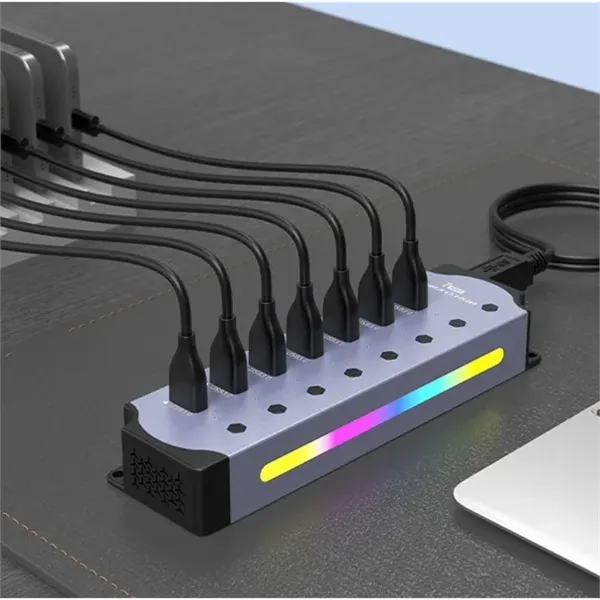 7-Port Aluminum Alloy Splitter - 7-Port Aluminum Alloy Splitter - Image 2 of 2