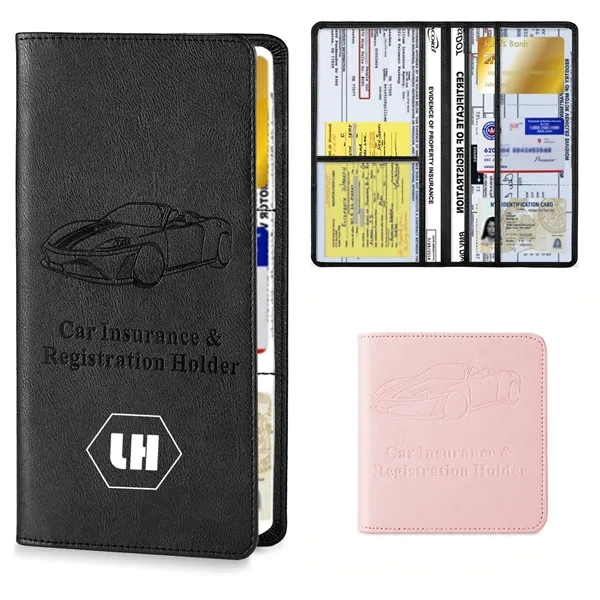 Magnetic Shut Car Registration and Insurance Card Holder - Magnetic Shut Car Registration and Insurance Card Holder - Image 0 of 3