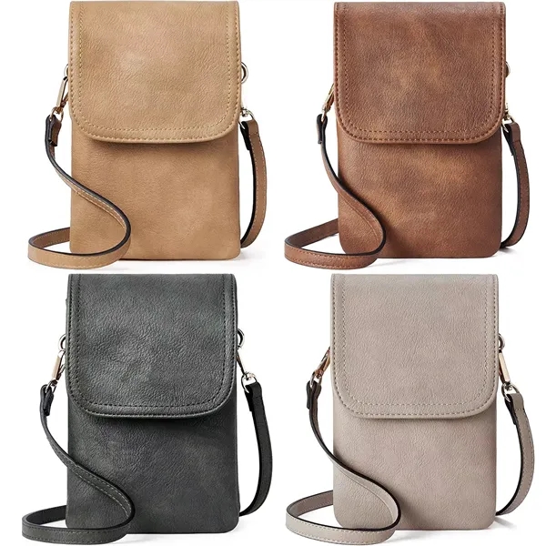 Leather Cell Phone Bag Wallet Purses Crossbody Bags - Leather Cell Phone Bag Wallet Purses Crossbody Bags - Image 5 of 5