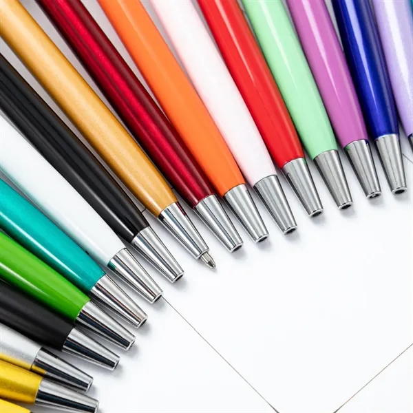 Slim Custom Metal Stylus Ballpoint Pen with 20+ Colors - Slim Custom Metal Stylus Ballpoint Pen with 20+ Colors - Image 4 of 19