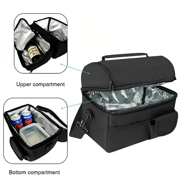 Insulated Lunch Leakproof Cooler Picnic Travel Bags - Insulated Lunch Leakproof Cooler Picnic Travel Bags - Image 3 of 4