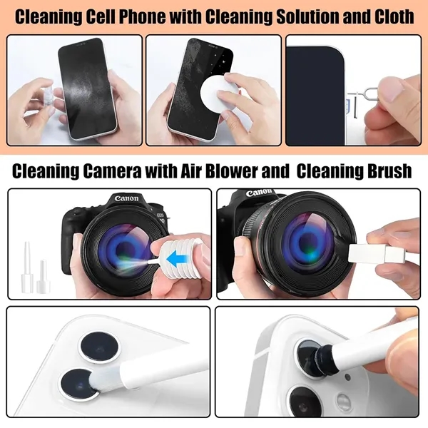 20-in-1 Laptop Phone Screen Cleaner Kit - 20-in-1 Laptop Phone Screen Cleaner Kit - Image 3 of 5