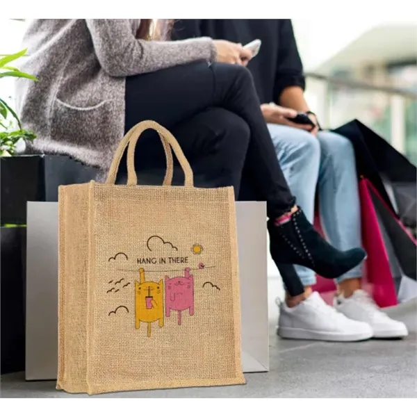 Jute Bags - Printed (Front Only) - Jute Bags - Printed (Front Only) - Image 0 of 3