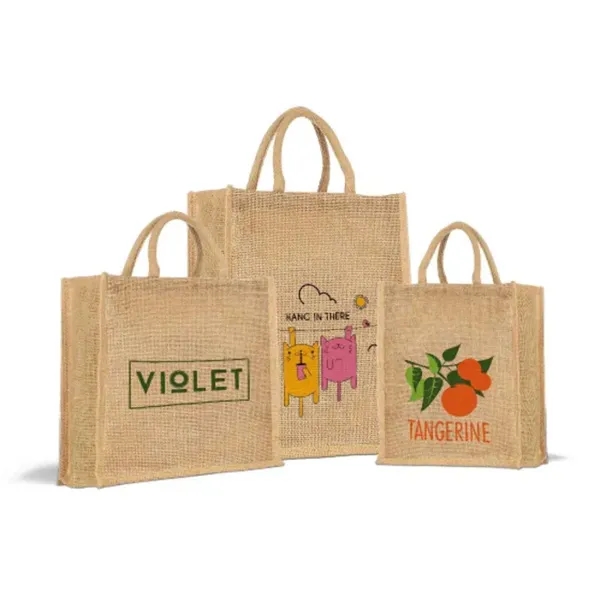 Jute Bags - Printed (Front Only) - Jute Bags - Printed (Front Only) - Image 1 of 3