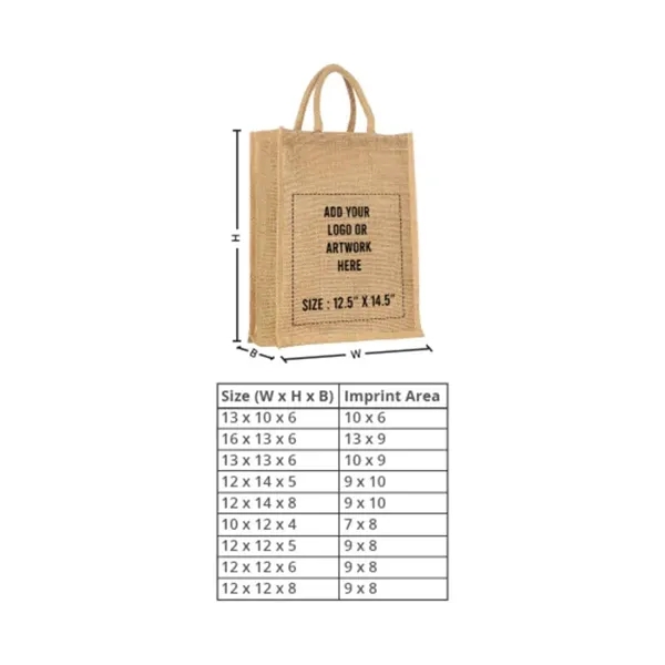 Jute Bags - Printed (Front Only) - Jute Bags - Printed (Front Only) - Image 3 of 3