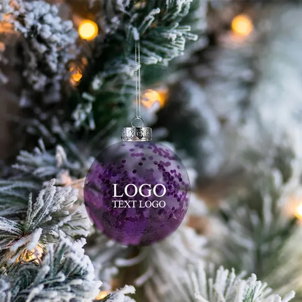 Shatter Resistant Confetti Holiday Ornaments - Shatter Resistant Confetti Holiday Ornaments - Image 9 of 9