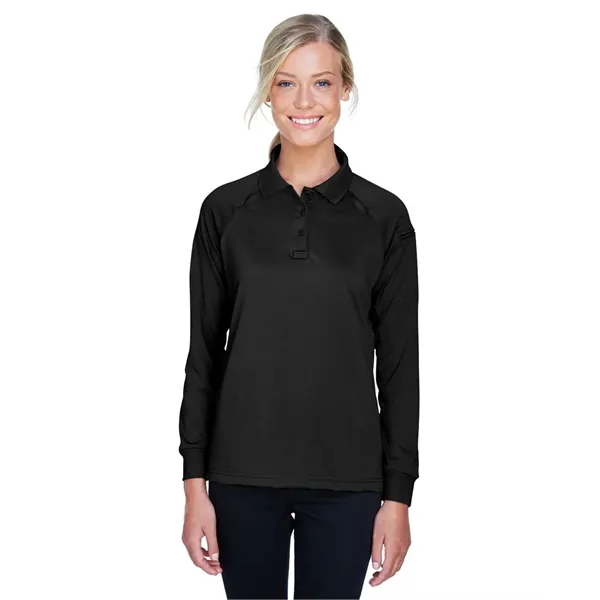 Harriton Women's Advantage Long Sleeve Tactical Polo - Harriton Women's Advantage Long Sleeve Tactical Polo - Image 4 of 49