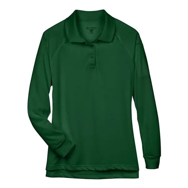 Harriton Women's Advantage Long Sleeve Tactical Polo - Harriton Women's Advantage Long Sleeve Tactical Polo - Image 12 of 49