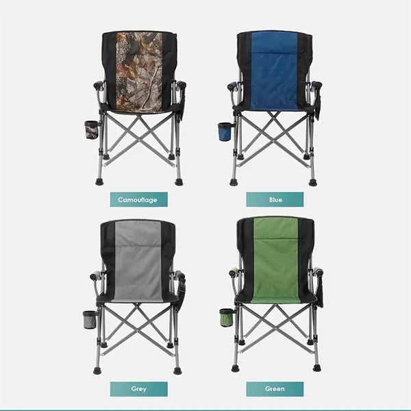 Folding Outdoor Camping Chair with carry Bag and Cup Holder - Folding Outdoor Camping Chair with carry Bag and Cup Holder - Image 4 of 6