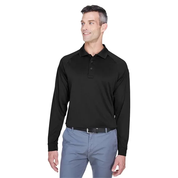 Harriton Men's Advantage Long Sleeve Tactical Polo - Harriton Men's Advantage Long Sleeve Tactical Polo - Image 4 of 50