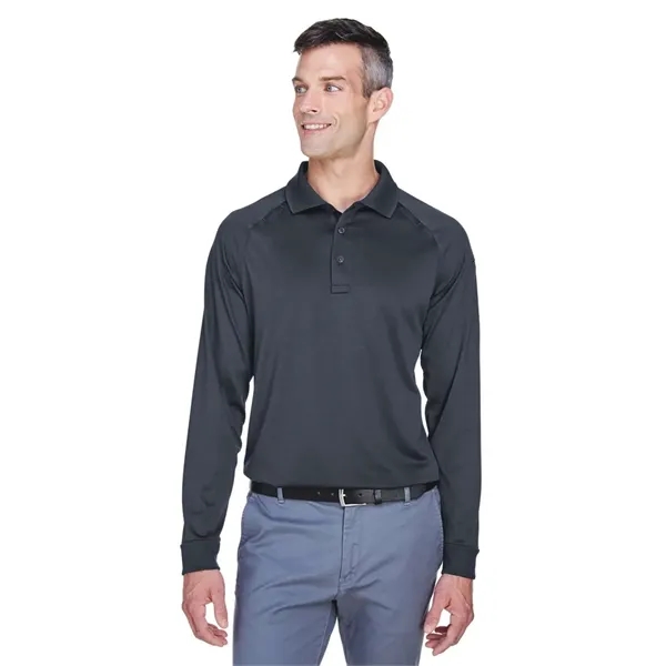 Harriton Men's Advantage Long Sleeve Tactical Polo - Harriton Men's Advantage Long Sleeve Tactical Polo - Image 9 of 50