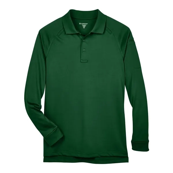 Harriton Men's Advantage Long Sleeve Tactical Polo - Harriton Men's Advantage Long Sleeve Tactical Polo - Image 12 of 50