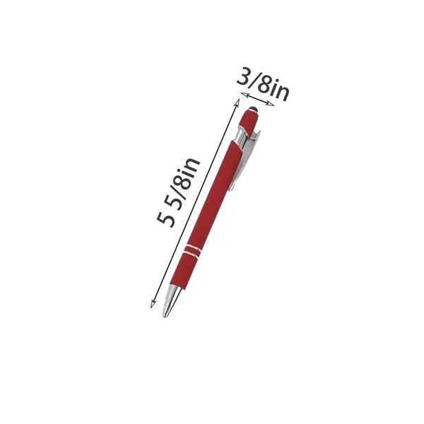 Soft Touch Ballpoint Stylus Metal Pen - Soft Touch Ballpoint Stylus Metal Pen - Image 1 of 19