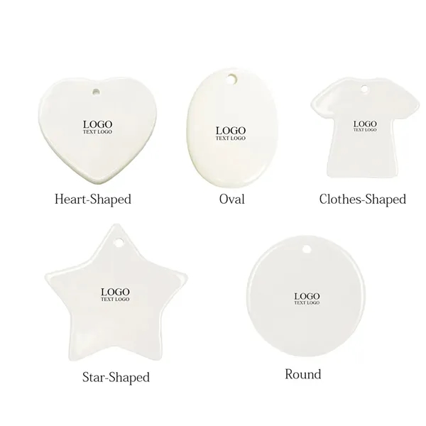 Full Color Ceramic Ornaments - Full Color Ceramic Ornaments - Image 1 of 9