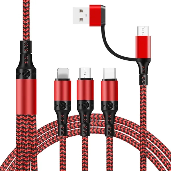 PD 5 in 1 Multi Universal 3A Fast Charging Cable - PD 5 in 1 Multi Universal 3A Fast Charging Cable - Image 2 of 3