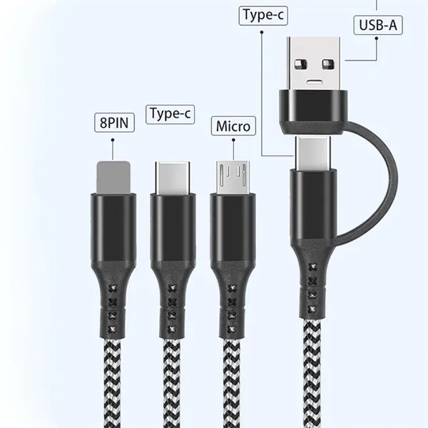 PD 5 in 1 Multi Universal 3A Fast Charging Cable - PD 5 in 1 Multi Universal 3A Fast Charging Cable - Image 3 of 3