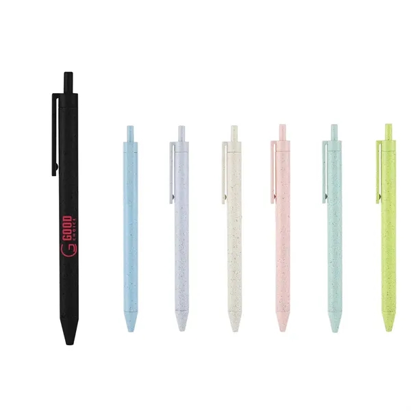 Custom Wheat Straw Ballpoint Pen - Custom Wheat Straw Ballpoint Pen - Image 0 of 8