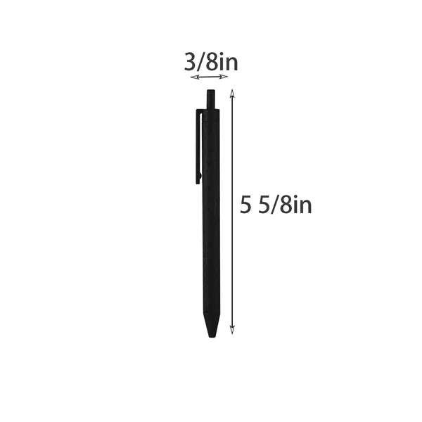 Custom Wheat Straw Ballpoint Pen - Custom Wheat Straw Ballpoint Pen - Image 1 of 8