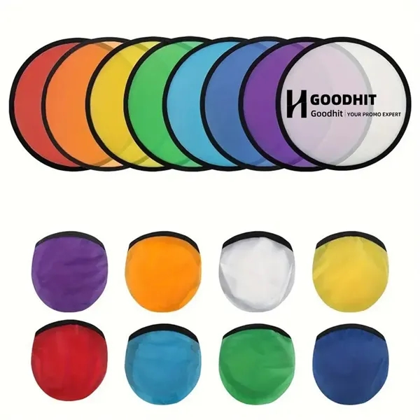 10" Foldable Nylon Flyer w/ Pouch Fun Outdoor Promo Toy - 10" Foldable Nylon Flyer w/ Pouch Fun Outdoor Promo Toy - Image 1 of 9