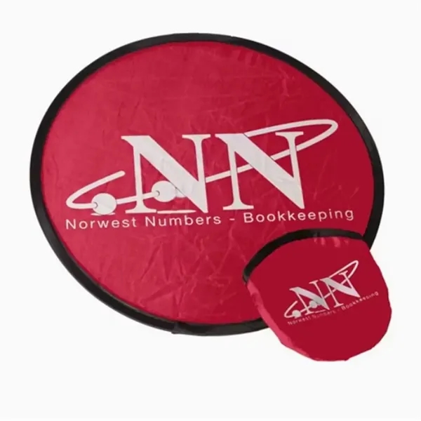 10" Foldable Nylon Flyer w/ Pouch Fun Outdoor Promo Toy - 10" Foldable Nylon Flyer w/ Pouch Fun Outdoor Promo Toy - Image 3 of 9