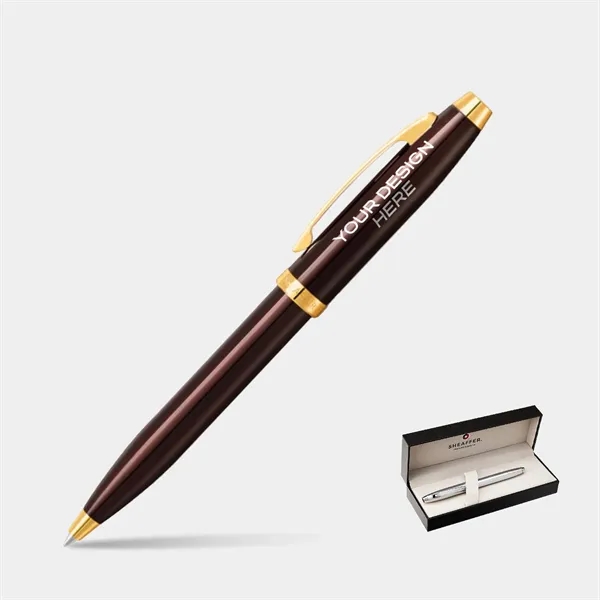 SHEAFFER® 100 Glossy Coffee Brown Executive Ballpoint Pen - SHEAFFER® 100 Glossy Coffee Brown Executive Ballpoint Pen - Image 0 of 7