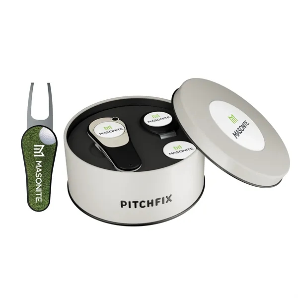 Pitchfix XL 2.5 Golf Divot Tool Deluxe Gift Set w/ Hat Clip - Pitchfix XL 2.5 Golf Divot Tool Deluxe Gift Set w/ Hat Clip - Image 3 of 7