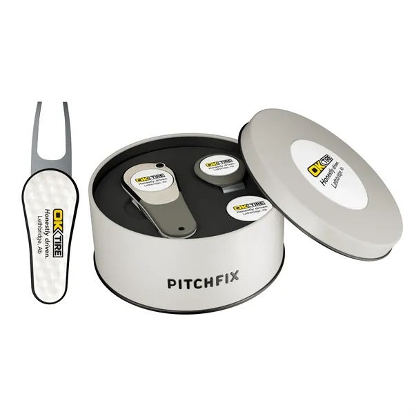 Pitchfix XL 2.5 Golf Divot Tool Deluxe Gift Set w/ Hat Clip - Pitchfix XL 2.5 Golf Divot Tool Deluxe Gift Set w/ Hat Clip - Image 5 of 7