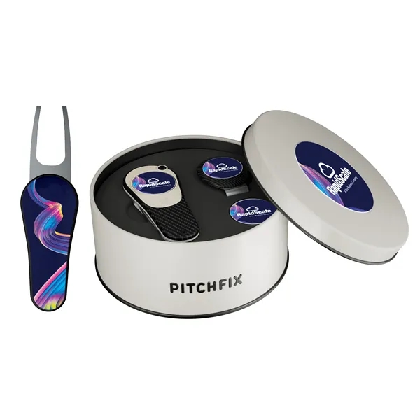 Pitchfix XL 2.5 Golf Divot Tool Deluxe Gift Set w/ Hat Clip - Pitchfix XL 2.5 Golf Divot Tool Deluxe Gift Set w/ Hat Clip - Image 6 of 7