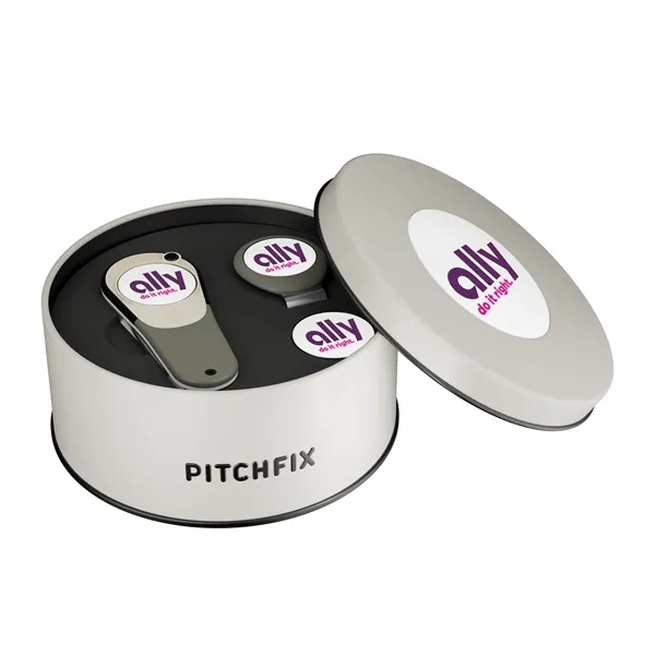 Pitchfix Icon Golf Divot Tool Deluxe Gift Set w/ Hat Clip - Pitchfix Icon Golf Divot Tool Deluxe Gift Set w/ Hat Clip - Image 1 of 6