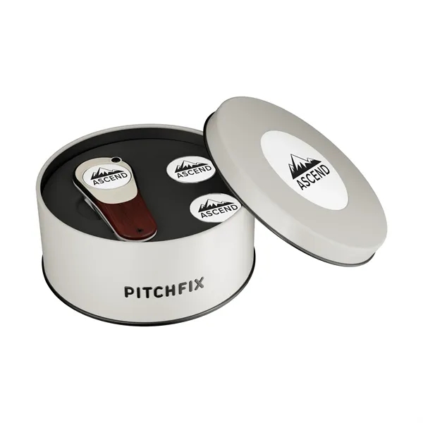 Pitchfix Woodie Golf Divot Tool Deluxe Gift Set - Pitchfix Woodie Golf Divot Tool Deluxe Gift Set - Image 2 of 5