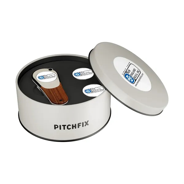 Pitchfix Woodie Golf Divot Tool Deluxe Gift Set - Pitchfix Woodie Golf Divot Tool Deluxe Gift Set - Image 0 of 5