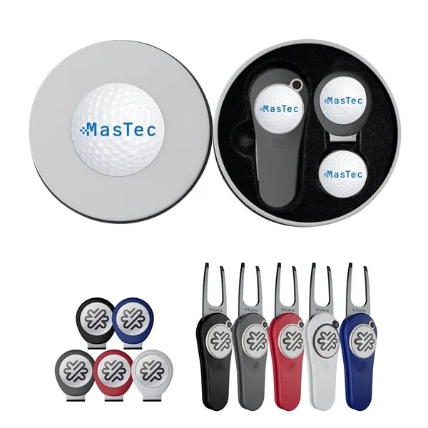 Pitchfix Original 2.5 Golf Divot Tool Gift Set w/ Hat Clip - Pitchfix Original 2.5 Golf Divot Tool Gift Set w/ Hat Clip - Image 1 of 5