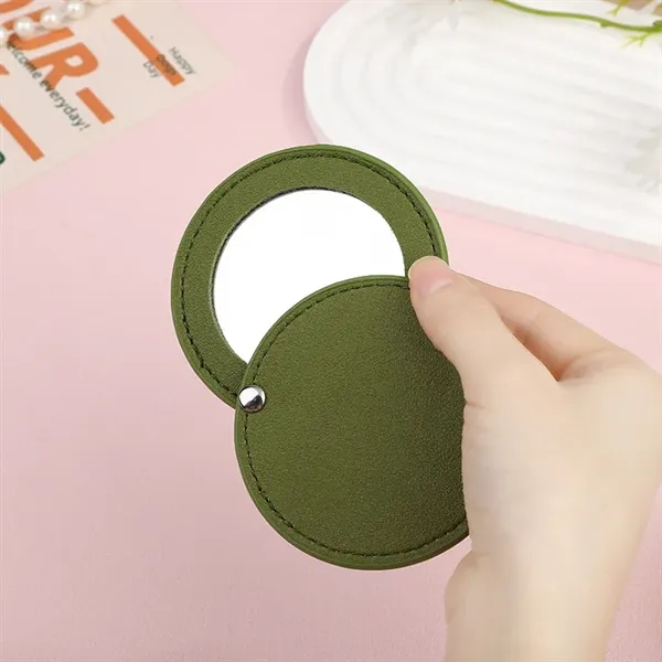 PU Leather Compact Mirror - PU Leather Compact Mirror - Image 1 of 7