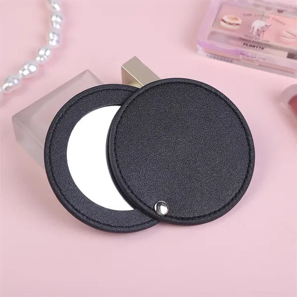 PU Leather Compact Mirror - PU Leather Compact Mirror - Image 4 of 7