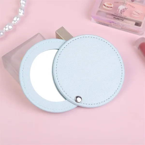PU Leather Compact Mirror - PU Leather Compact Mirror - Image 6 of 7