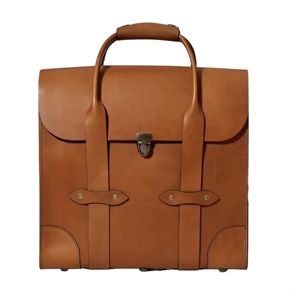 3-Bottle Leather Bag - 3-Bottle Leather Bag - Image 2 of 9