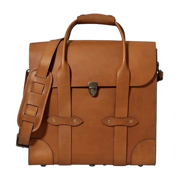 3-Bottle Leather Bag - 3-Bottle Leather Bag - Image 3 of 9