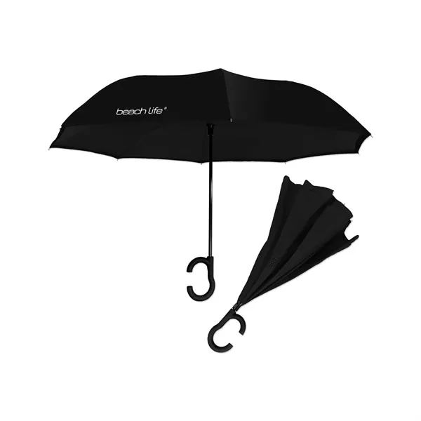 Dual-Tone Inverted Umbrella - Dual-Tone Inverted Umbrella - Image 1 of 9