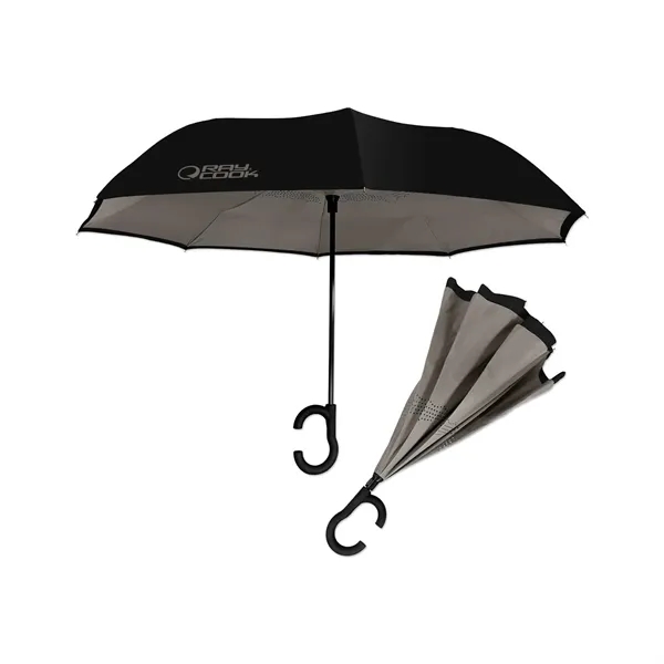 Dual-Tone Inverted Umbrella - Dual-Tone Inverted Umbrella - Image 3 of 9