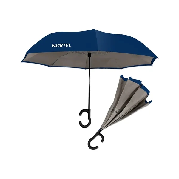 Dual-Tone Inverted Umbrella - Dual-Tone Inverted Umbrella - Image 4 of 9