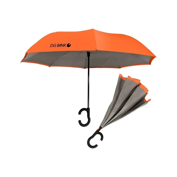 Dual-Tone Inverted Umbrella - Dual-Tone Inverted Umbrella - Image 7 of 9