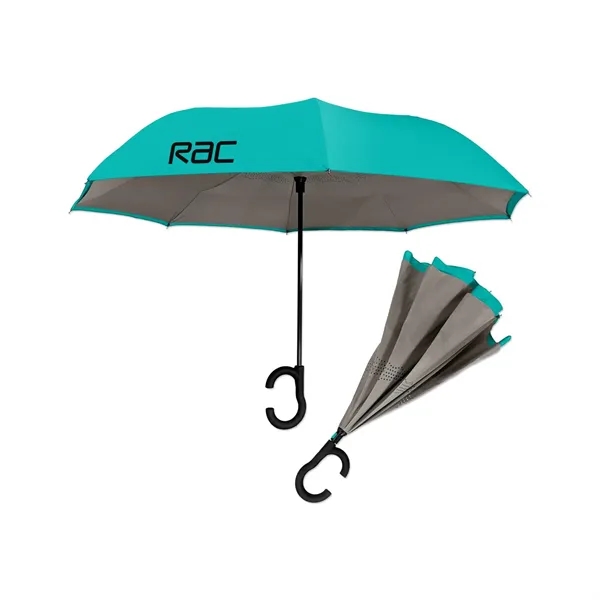 Dual-Tone Inverted Umbrella - Dual-Tone Inverted Umbrella - Image 9 of 9