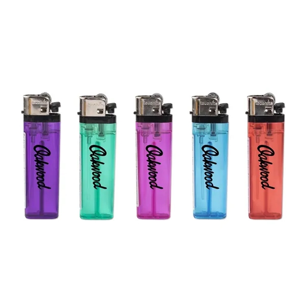 Transparent Standard Flint Cigarette Lighter