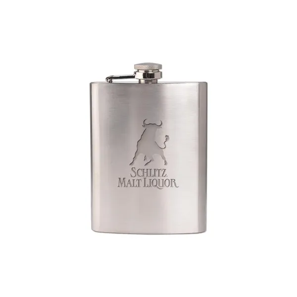 8 Oz. Stainless Steel Hip Flask
