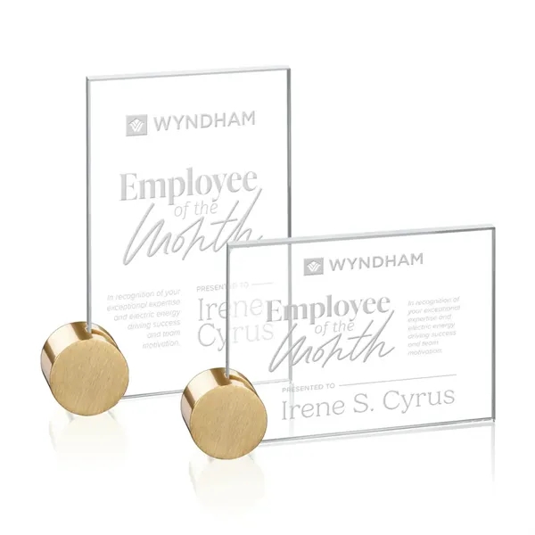 Bermuda Award - Starfire/Gold Circle