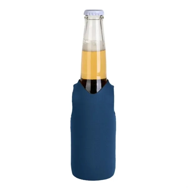12 Oz. Neoprene V-Neck Vest Shape Collapsible Bottle Cooler - 12 Oz. Neoprene V-Neck Vest Shape Collapsible Bottle Cooler - Image 7 of 11